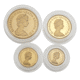 Pre-Owned 1980 UK Sovereign Proof Gold 4-Coin Set