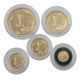 Pre-Owned 2012 UK Sovereign Proof Gold 5-Coin Collection