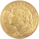 Pre-Owned 1913 Swiss 10 Franc Helvetia Gold Coin