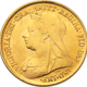Pre-Owned 1896 UK Victorian Half Sovereign Gold Coin