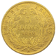 Pre-Owned 1860 French Napoleon III Wreath 5 Franc Gold Coin
