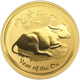 Pre-Owned 2009 Australian Lunar Ox 1oz Gold Coin