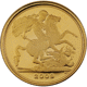 Pre-Owned 2009 UK Quarter Sovereign Proof Gold Coin