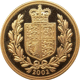 Pre-Owned 2002 UK Proof Design Double Sovereign Gold Coin