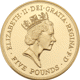 Pre-Owned 1990 UK Queen Mother 90th Birthday Crown Proof Gold Coin
