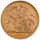 Pre-Owned 1980 UK Half Sovereign Proof Design Gold Coin