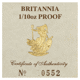 Pre-Owned 1989 UK Britannia 1/10oz Proof Gold Coin