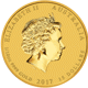 Pre-Owned 2017 Australian Lunar Rooster 1/10oz Gold Coin