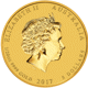 Pre-Owned 2017 Australian Lunar Rooster 1/20oz Gold Coin