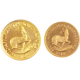 Pre-Owned 1974 South African 1 & 2 Rand Gold Coin Set