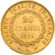 Pre-Owned 1895 French 20 Franc Lucky Angel Gold Coin