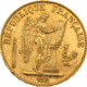 Pre-Owned 1895 French 20 Franc Lucky Angel Gold Coin
