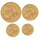 Pre-Owned 2006 UK Sovereign Proof Gold 4-Coin Collection