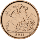 Pre-Owned 2013 UK Quarter Sovereign Gold Coin - Boxed