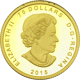 Pre-Owned 2015 Canadian Maple Allied Gold 1/4oz Proof Design Gold Coin