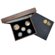 Pre-Owned 2011 UK Quintuple, Double, Full, Half And Quarter Gold Proof Sovereign Five Coin Set