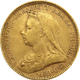 UK Full Sovereign Gold Coin Victoria 1893-1901