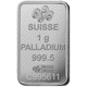 Pre-Owned PAMP Suisse Fortuna 1g Palladium Bar - Certificated