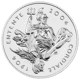 Pre-Owned 2004 UK Entente Cordiale Crown Piedfort Proof Platinum Coin