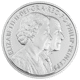 Pre-Owned 2007 UK Diamond Wedding Proof Platinum Crown Coin - VAT Free