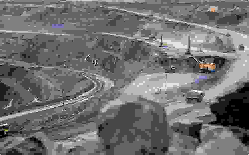 A photo of a gold mine